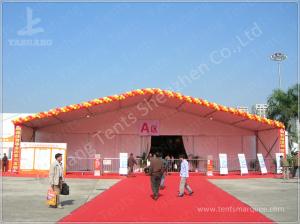 Quality Professional White Commercial Event Marquee Hire 100 km / h Wind Load for sale