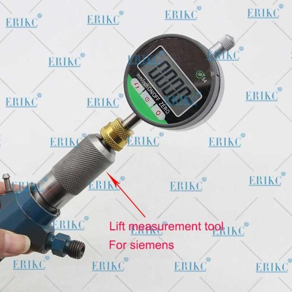 ERIKC Common Rail Injector Solenoid Valve Gap Adjustment Washer Shims E1023612 Lift Measuring Repair Tool for Siemens