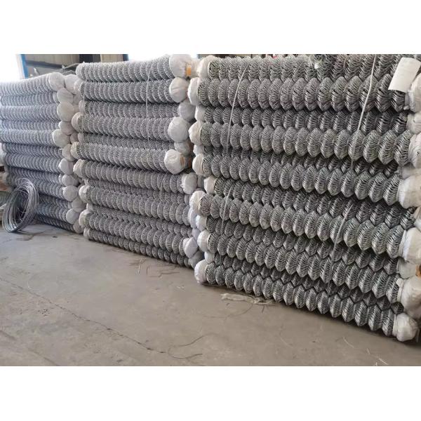 Galvanized Square Chain Link Fencing Mesh 0.5m-4m Free Samples Available