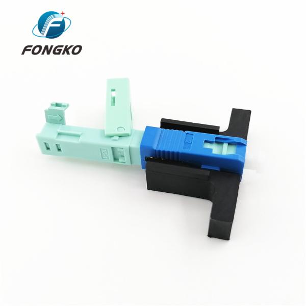 UPC Fast Connect Single Mode Fiber Sc Connector 50mm For FTTH