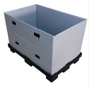 Custom 2mm - 11mm Plastic Pallet Box Collapsible Moving Boxes Reusable