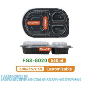 recyclable, sustainable, disposable, Customizable Meal Prep Container 3