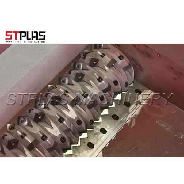 PLC Control Waste PVC Pipe Shredding Machine Single Shaft