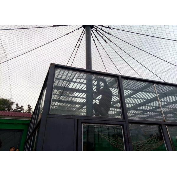 Metal Bird Netting Wire Mesh , 1.2mm Flexible Stainless Steel Woven Bird Netting