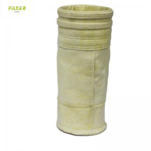 Quality 850gsm Fiberglass Needled Felt Filter Bag For Lime Kilns Filtration Dust Collection for sale