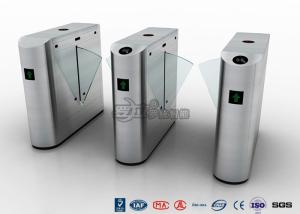 Quality IP54 Anti - Breakthrough Flap Barrier Gate Speed Automatic With Barcode for sale