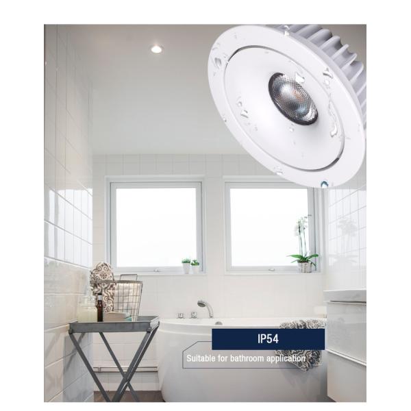 220V-240V Tiltable Dimmable LED Downlights 11W IP54 Aluminum Ultra Slim