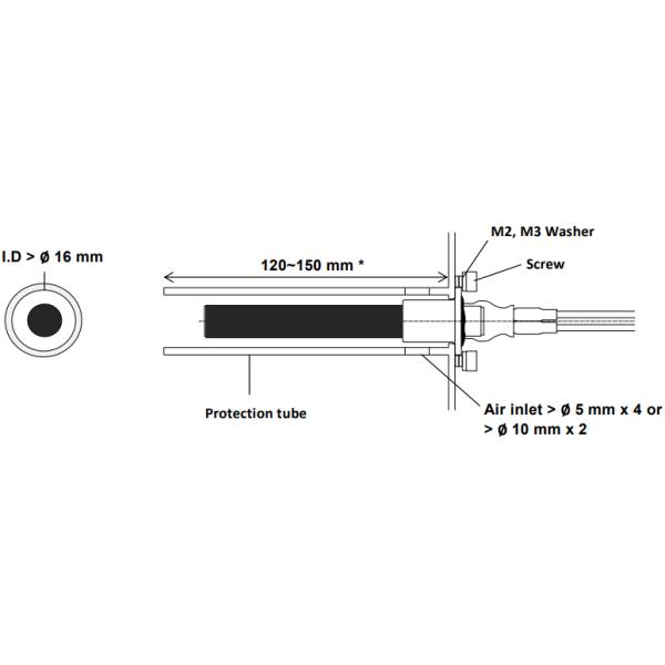 Alumina ceramic high temperature igniter