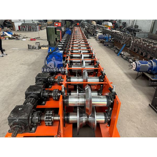 Storage Rack Upright Post Roll Forming Machine in Russia Raw material:Galvanized steel