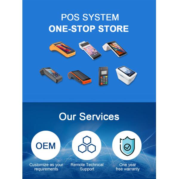 PT7003 Android POS Device Handheld Terminal With Printer NFC 3G 4G Digital