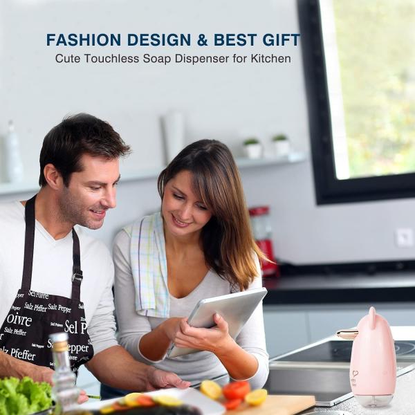 Kids Rechargeable Hand Soap Dispenser 200ML PETG Plastic