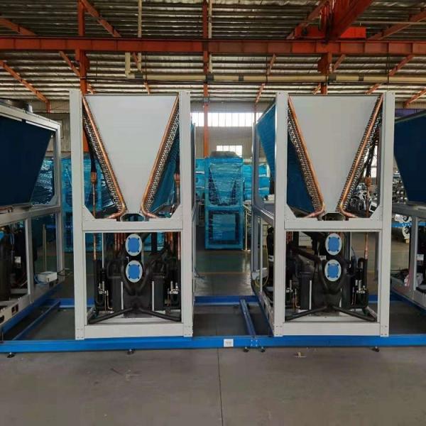 500 ton Commercial Modular Water Carrier Air Cooled Screw Chiller Heat Pump For Heating Cooling System
