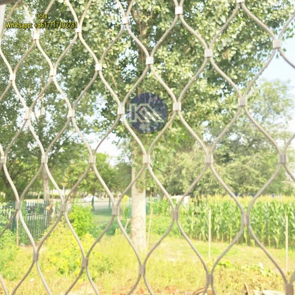 High-Strength Stainless Steel Wire Rope Mesh Anti Drone Netting Indoor / Outdoor Multi-Scene Safe-Capture