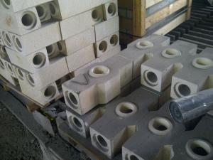 Quality Thermal Pouring High Alumina Refractory Brick For Steel Industry , White Color for sale