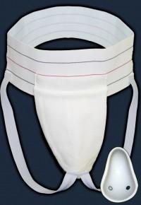 Buy White Color Men ' S Athletic Supporter , Male Athletic Supporter With Flex Shield Cup at wholesale prices