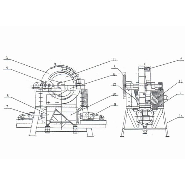 98% Separate Rate Wet Magnetic Separator whims for Customers' Requirements and Silica Sand