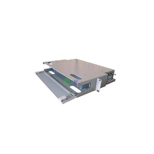 24 cores ODF unit 19' Rack Mount Optical Distribution Frame Cold Rolled Steel material