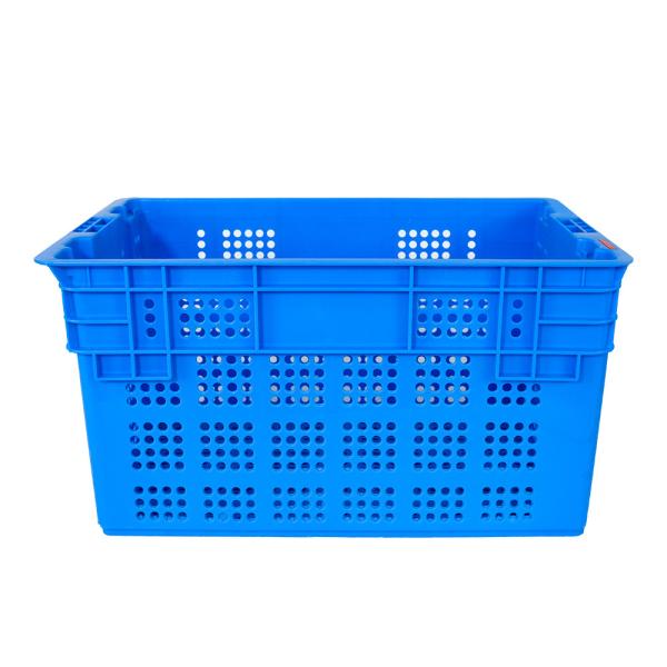 Logistic Harvesting Simplified with Stackable and Nestable Vented Mesh Plastic