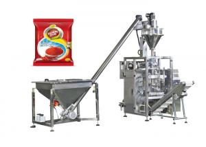 Quality Chili Masala Powder Packaging Machine , Spice Filling Machine Easy Maintenance for sale