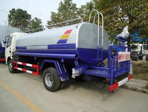 Quality 6000L - 7000L Water Tank Truck 7m3 Spraying Water Cart With Diesel Fuel Type for sale