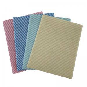 Quality 45GSM Disposable Wiping Cloths , Multicolor Chemical Bond Non Woven for sale