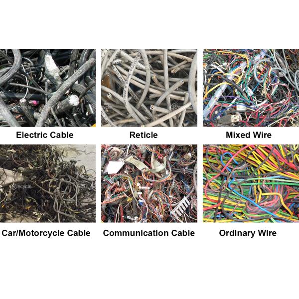 Scrap Copper Cable Separator Recycling Machine Customized Small Cable Wire Granulator