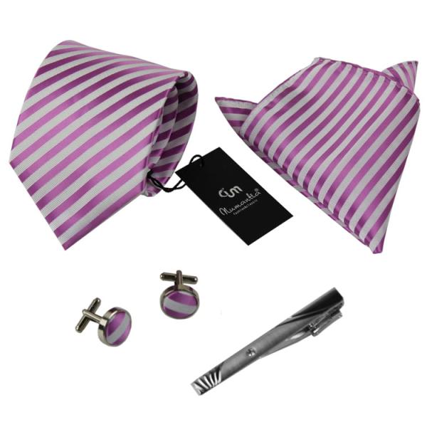 Polyester Necktie Gift Set For Men Mixed Patterns