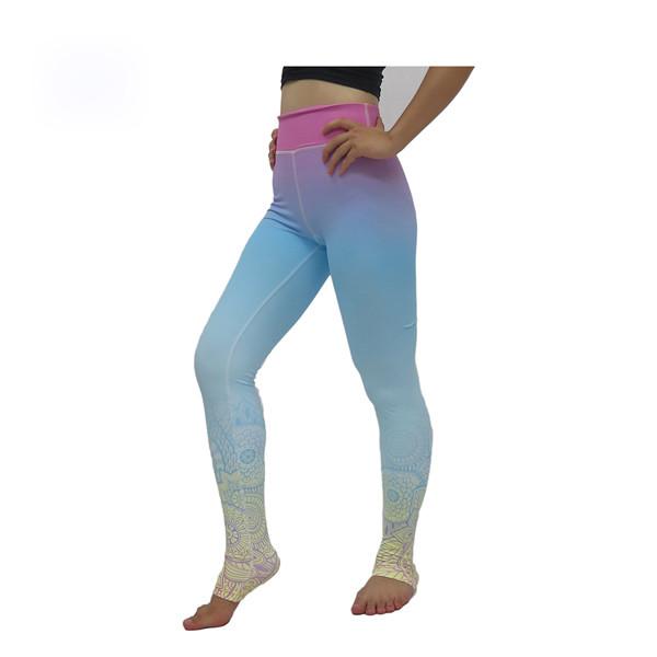 Buy Long Length Female Tight Pants / Lycra Gym Leggings Customized Color at wholesale prices