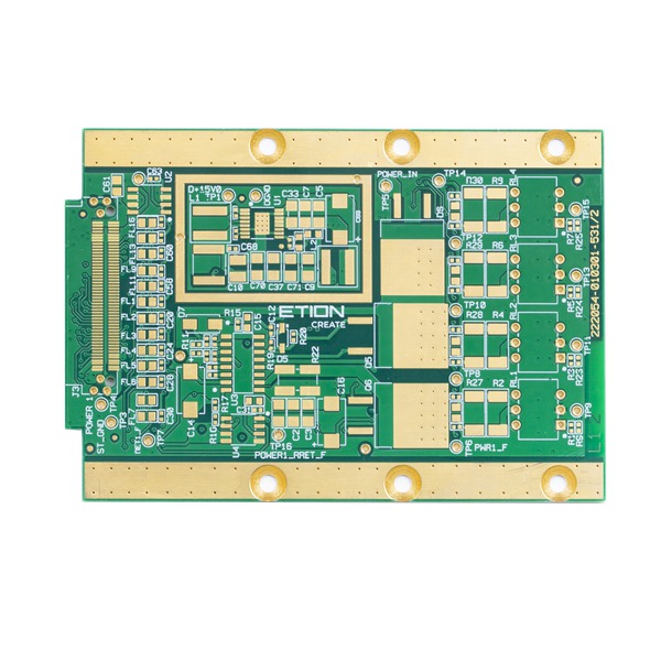 2U Multilayer Printed Circuit Board Immersion Gold PCB Assembly