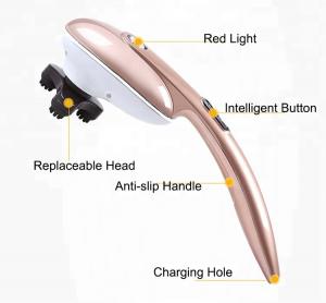 Quality Golden 6 Massage Speeds Rechargeable Magic Wand Massager For Vibration Massage for sale