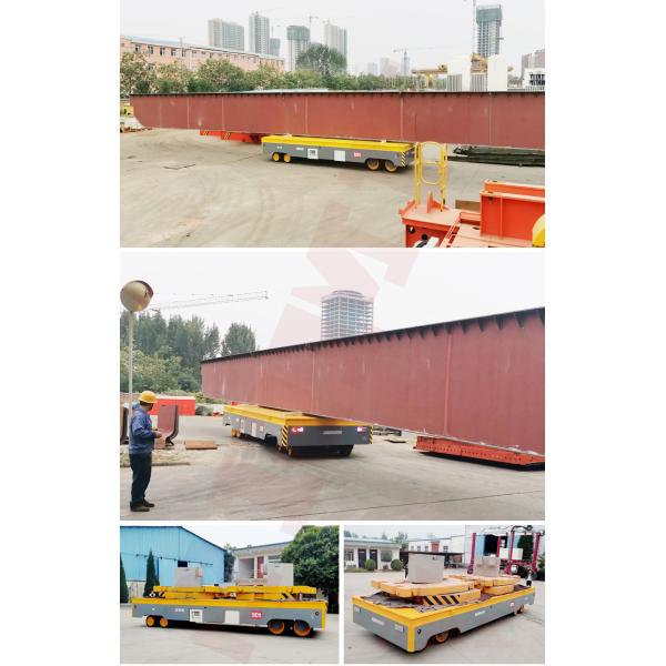 Heavy Load Material Battery Transfer Trolley Directional Movement Remote Control