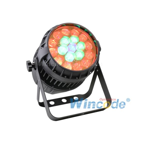 RGBWA 5 in 1 DMX Control Outdoor Waterproof IP65 LED Zoom Par Light With Motorized Zoom For Studio and Live Show