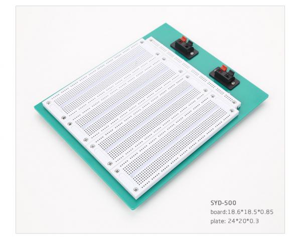 Buy PCB Solderless Breadboard Kit , 2 Switches Solderless Bread Board With Green Plate at wholesale prices