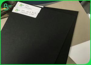 Quality 250gsm - 3mm Both Side Smooth Black Paper Board For Large Cardboard Boxes for sale