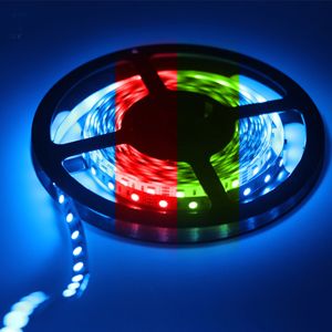 Quality Muti Color DC 12 / 24V 5050 SMD RGB Flexible LED Strip Lights for sale