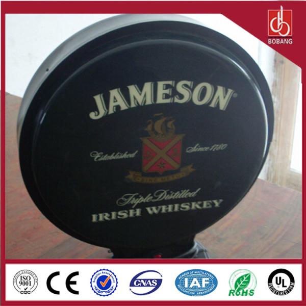 Custom Wall Mounted Aluminum Frame Acrylic Advertising light Box / 3D advertising light Box