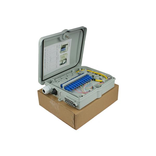 PC ABS Fiber Optic Termination Box , Full Loaded FTTH Termination Box