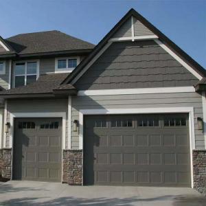 Quality Galvanized Steel Automated Garage Door Modern Insulated Sectional Overhead Doors for sale