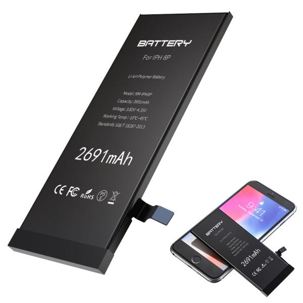 OEM Logo Iphone 8 Plus Battery 0 Cycle Rechargeable Lithium Polymer Battery