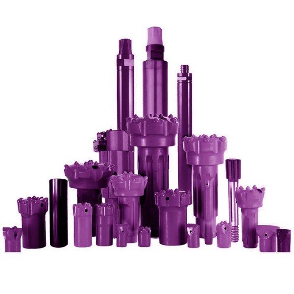 Rock Borehole Drill Bit Mining Machine Parts DTH Button Drill Bits DHD380 Drilling Bit Set