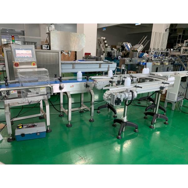 200 WPM Dynamic Checkweighers Weight Inspection System Belt Conveyor With Rejector For Jars