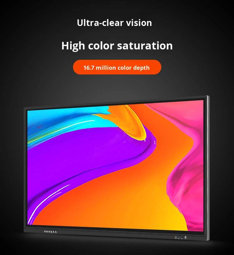 All-in-One 55inch Interactive Board for Teaching Conference Touch Screen Display Kindergarten Classroom Electronic Whiteboard