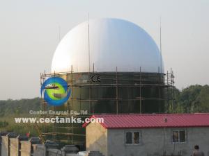 China Organic / Non - Organic Leachate Storage Tanks , Chemical Resistant Bolted Steel Tanks on sale
