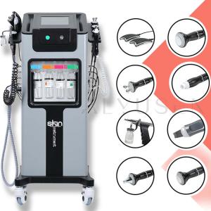 China Oxygen Facial Hydra Beauty Machine 8 In 1 Ultrasonic RF Cooling Hammer Equipment on sale