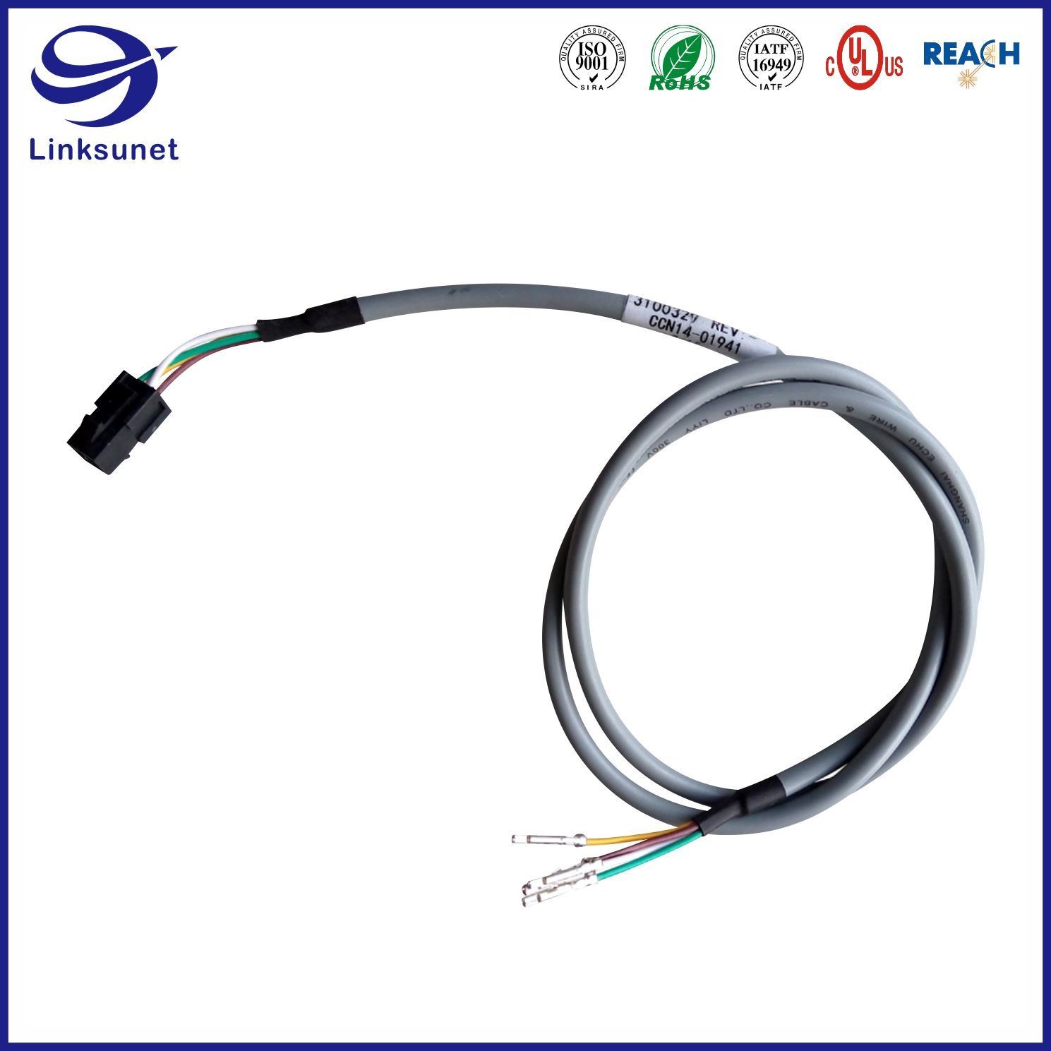 43025 Female Socket 3.0mm Crimp Rectangular Connector Wire Harness For