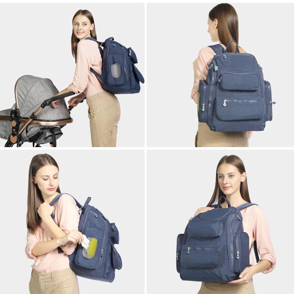 20L Solid Waterproof Diaper Mummy Maternity Nappy Bag 31*20*40cm