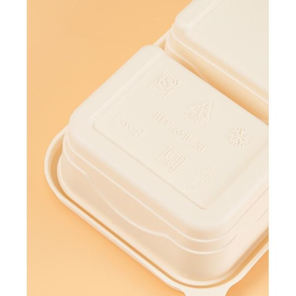 Takeout Fast Food Biodegradable Container Environmentally Friendly Bowls With Lid