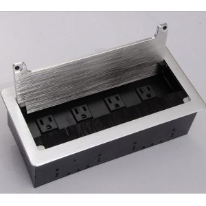 American Standard Cable Cubby Box / Countertop Socket Line Brush Multimedia