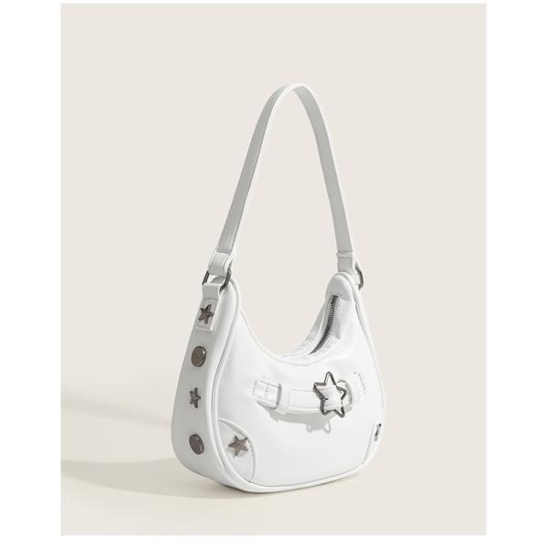Polyester Lining Material Trending Denim Jean Rivets Tote Bag Customized for Women
