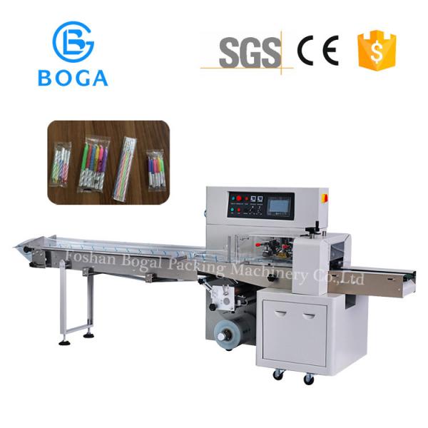 Buy High Speed Horizontal Flow Wrapper / Birthday Party Candle Packaging Machine at wholesale prices